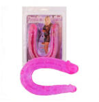 Seven Creations Dildo dublu mini curb 19cm Dildo