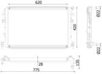 MAHLE Radiator temperatura scazuta, intercooler MAHLE CIR 38 000P (CIR 38 000P)