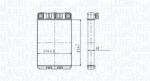 Magneti Marelli Schimbător de căldură, încălzire habitaclu MAGNETI MARELLI 350218428000 (350218428000) - fixbox