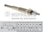 NIPPARTS Bujie incandescenta NIPPARTS J5715008
