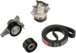 GATES Pompa apa + Set curea transmisie cu caneluri GATES KP17PK1973 (KP17PK1973) - fixbox