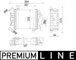 MAHLE Intercooler MAHLE CI 547 000P (CI 547 000P)