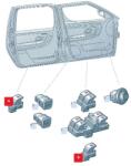 Original Vw Group Comutator, macara geam ORIGINAL VW GROUP 5J0 959 855 REH (5J0 959 855 REH)