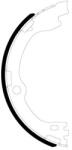 TEXTAR Set saboti frana, frana de mana TEXTAR 91084500 (91084500) - fixbox