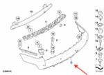 Original Bmw Bara spate ORIGINAL BMW 51123423777 (51123423777)