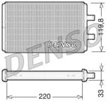 DENSO Schimbător de căldură, încălzire habitaclu DENSO DRR12007 (DRR12007) - fixbox