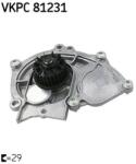 SKF Pompa apa, racire motor SKF VKPC 81231 (VKPC 81231)