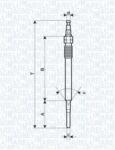 Magneti Marelli Bujie incandescenta MAGNETI MARELLI 062900051304
