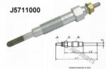 NIPPARTS Bujie incandescenta NIPPARTS J5711000