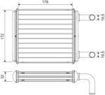 VALEO Schimbător de căldură, încălzire habitaclu VALEO 811612 (811612) - fixbox