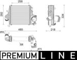 MAHLE Intercooler MAHLE CI 640 000P (CI 640 000P)