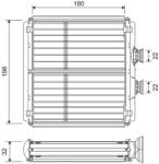 VALEO Schimbător de căldură, încălzire habitaclu VALEO 811508 (811508) - fixbox