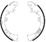 TEXTAR Set saboti frana TEXTAR 91066300 (91066300) - fixbox