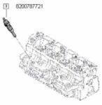 Original Renault Bujie incandescenta ORIGINAL RENAULT 82 00 787 721