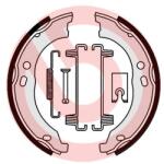 BREMBO Set saboti frana, frana de mana BREMBO S 23 579 (S 23 579)