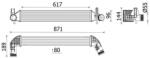 MAHLE Intercooler MAHLE CI 516 000P (CI 516 000P)
