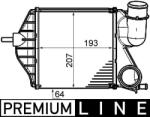 MAHLE Intercooler MAHLE CI 459 000P (CI 459 000P)