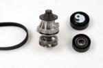 HEPU Pompa apa + Set curea transmisie cu caneluri HEPU PK04720 (PK04720) - fixbox