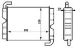 MAHLE Schimbător de căldură, încălzire habitaclu MAHLE AH 45 000S (AH 45 000S)