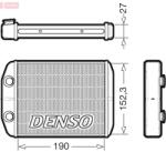 DENSO Schimbător de căldură, încălzire habitaclu DENSO DRR09003 (DRR09003) - fixbox