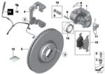 Original Bmw Senzor de avertizare, uzura placute de frana ORIGINAL BMW 34356792567 (34356792567)