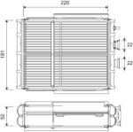VALEO Schimbător de căldură, încălzire habitaclu VALEO 811656 (811656) - fixbox