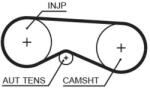 GATES Set pompa apa + curea dintata GATES KP2TH15557XS-1 (KP2TH15557XS-1)