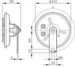 Bosch Claxon BOSCH 0 986 320 312 (0 986 320 312) - fixbox