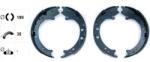 TEXTAR Set saboti frana, frana de mana TEXTAR 91083100 (91083100)