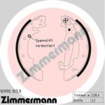 ZIMMERMANN Set saboti frana ZIMMERMANN 10990.103. 9 (10990.103.9) - fixbox