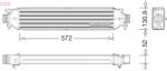 DENSO Intercooler DENSO DIT01008 (DIT01008)