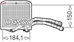 DENSO Schimbător de căldură, încălzire habitaclu DENSO DRR09102 (DRR09102) - fixbox