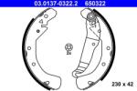 ATE Set saboti frana ATE 03.0137-0322.2 (03.0137-0322.2) - fixbox
