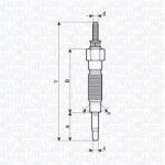 Magneti Marelli Bujie incandescenta MAGNETI MARELLI 062900132304