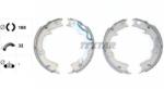 TEXTAR Set saboti frana, frana de mana TEXTAR 91072500 (91072500) - fixbox