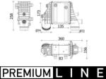 MAHLE Intercooler MAHLE CI 553 000P (CI 553 000P)