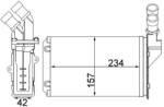 MAHLE Schimbător de căldură, încălzire habitaclu MAHLE AH 217 000S (AH 217 000S)
