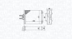 Magneti Marelli Schimbător de căldură, încălzire habitaclu MAGNETI MARELLI 350218482000 (350218482000) - fixbox