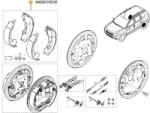 Original Renault Set saboti frana ORIGINAL RENAULT 440605238R (440605238R)