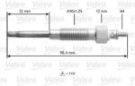 VALEO Bujie incandescenta VALEO 345141