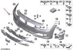 Original Bmw Bara de protectie fata ORIGINAL BMW 51117293022 (51 11 7 293 022)