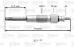 VALEO Bujie incandescenta VALEO 345128