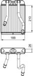 VALEO Schimbător de căldură, încălzire habitaclu VALEO 811532 (811532) - fixbox