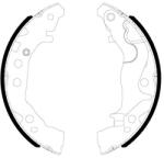 TEXTAR Set saboti frana TEXTAR 91086800 (91086800) - fixbox