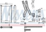 NISSENS Schimbător de căldură, încălzire habitaclu NISSENS 707242 (707242) - fixbox