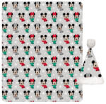  Disney Mickey, Minnie Noel Karácsonyi coral fleece takaró és sapka szett (AYM073126) - eking