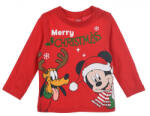  Disney Mickey Pluto Red Karácsonyi baba póló, felső 6 hó (85SHU0033A6)