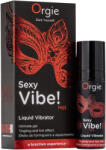 Orgie Gel stimulator cu vibratii unisex Orgie Sexy Vibe Hot capsuni 15 ml