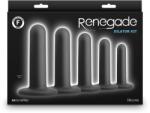 NS Novelties Kit dilatator Renegade 5 butt plug cu ventuza silicon