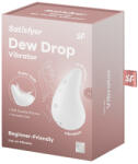 Satisfyer Vibrostimulator clitoridian Satisfyer Dew Drop alb Vibrator